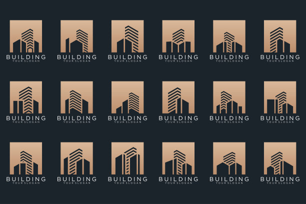 集建筑、房地产、建筑及建筑标志设计灵感。图片下载