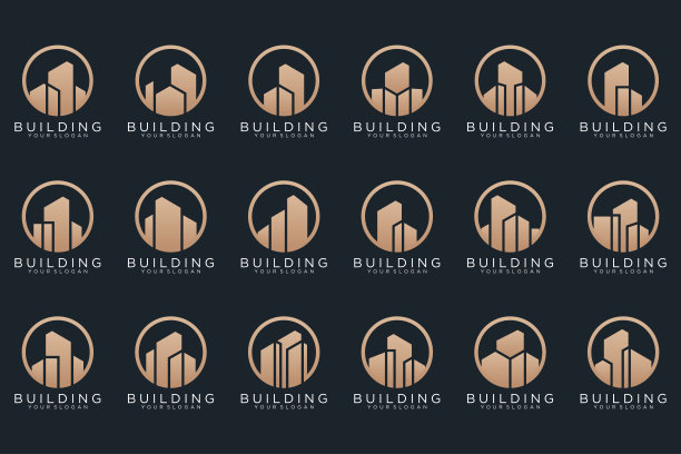 集建筑、房地产、建筑及建筑标志设计灵感。图片下载