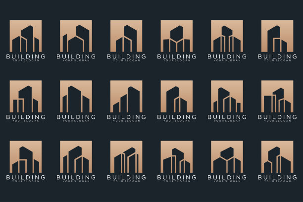 集建筑、房地产、建筑及建筑标志设计灵感。图片下载