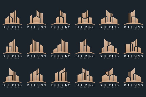 集建筑、房地产、建筑及建筑标志设计灵感。图片下载