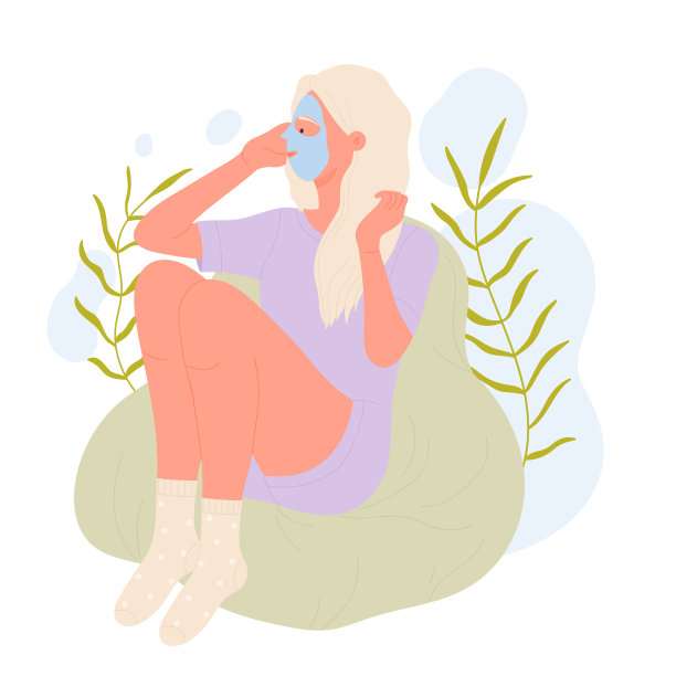 面部护肤面膜图片下载