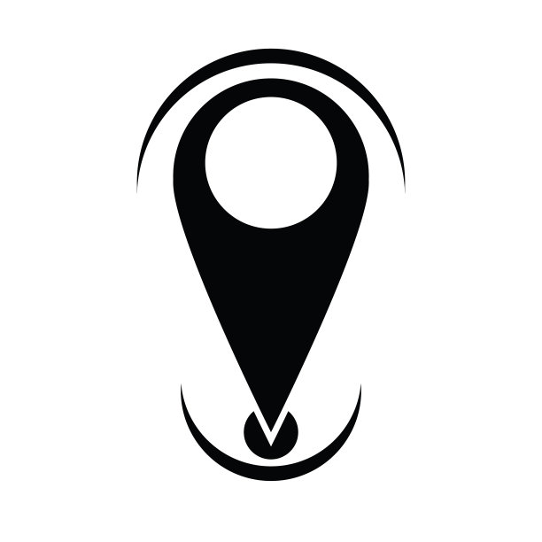 地图Logo位置矢量图片下载