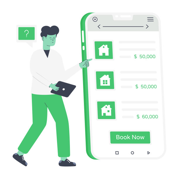 vr聊天的平面人物插画图片下载