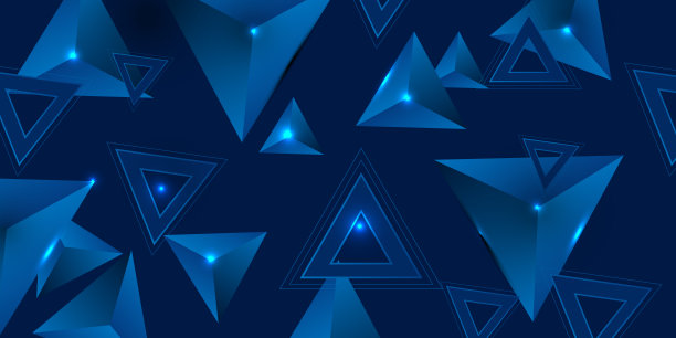 抽象背景与3d三角形图片下载