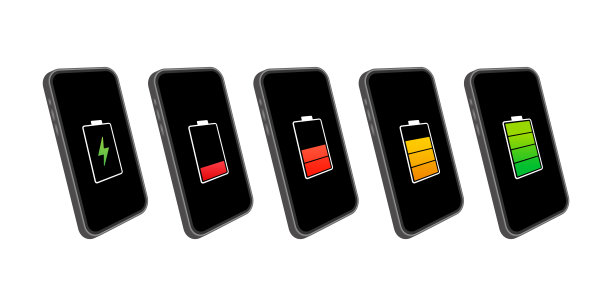 电池充电水平。费用指标。电力。矢量股票插图。图片下载