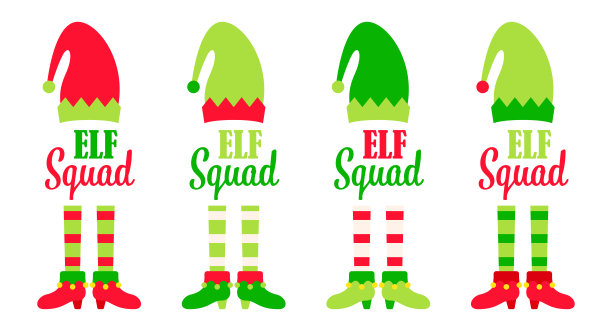 一套圣诞精灵小队图片下载