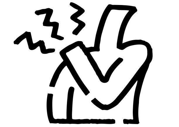 肩膀酸痛的简笔画图片下载