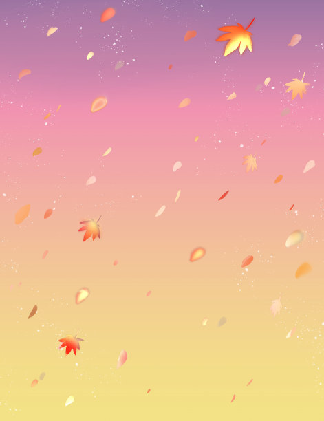 美丽的背景和落叶图片下载