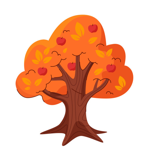 感恩节树图标图片下载