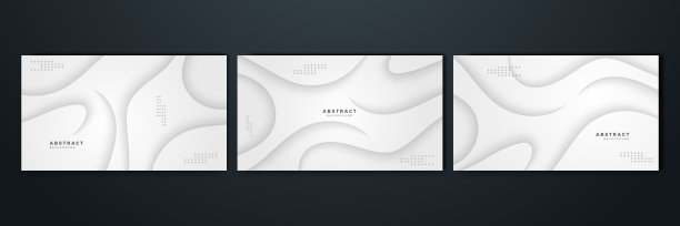 抽象白色单色矢量背景，用于设计宣传册，网站，传单。几何白色墙纸证书，演示，登陆页图片下载