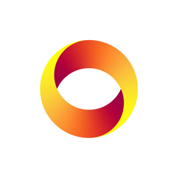 橙色丝带圈的旗帜设计。矢量插图。股票的形象。图片下载