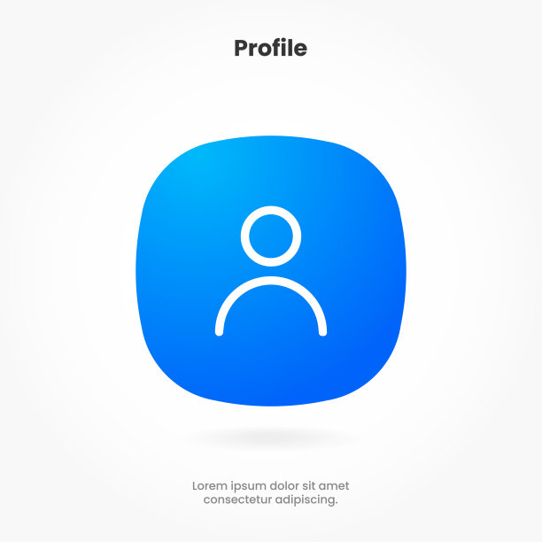 3d线平人图标联系人图标。用户，人，人的化身标志符号的网站移动应用程序UI UX。图片下载