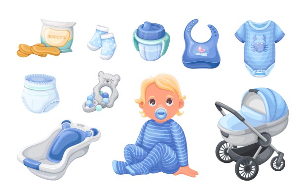 男婴成套设备图片下载