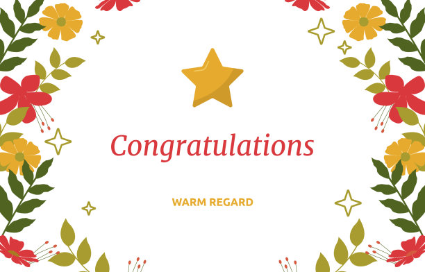 恭喜卡事业升职图片下载