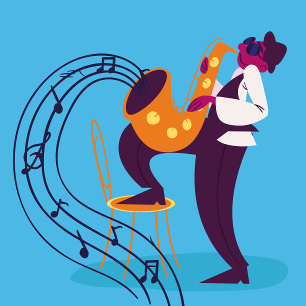 萨克斯男音乐家图片下载