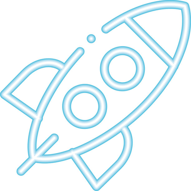 飞船霓虹灯运输图片下载