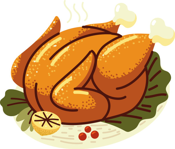 感恩节火鸡大餐图片下载