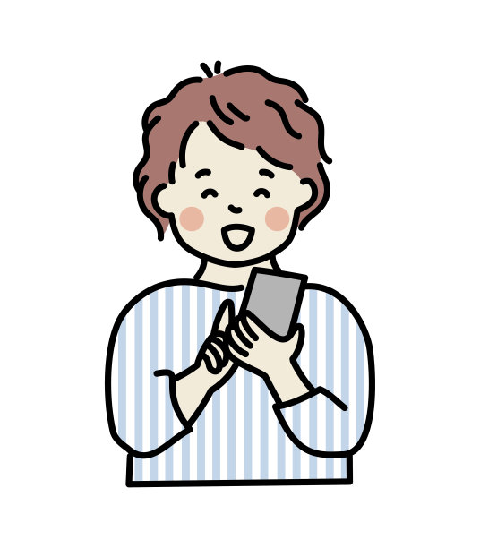 年轻人正在使用智能手机图片下载