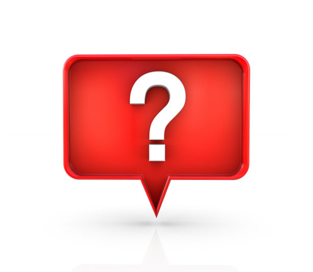 3D语音泡泡-问号图标图片下载