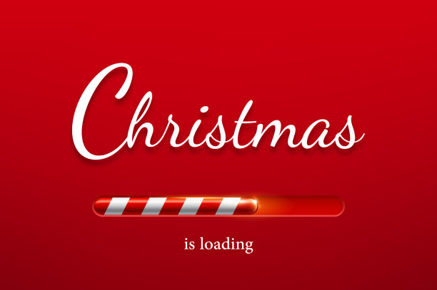 圣诞节日庆祝加载酒吧背景图片下载