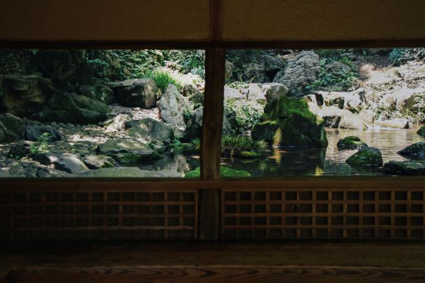 传统日本室内的美丽照片图片下载