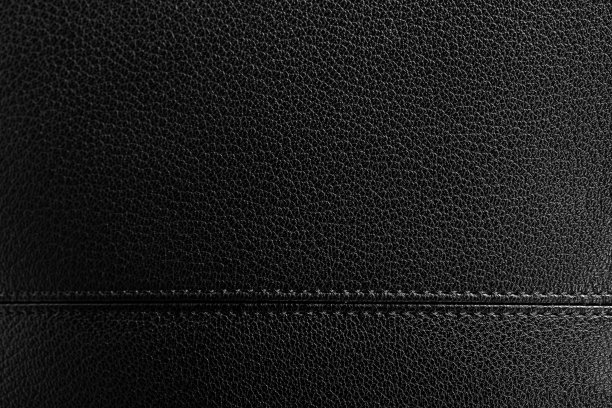 黑色皮革质感特写图片下载