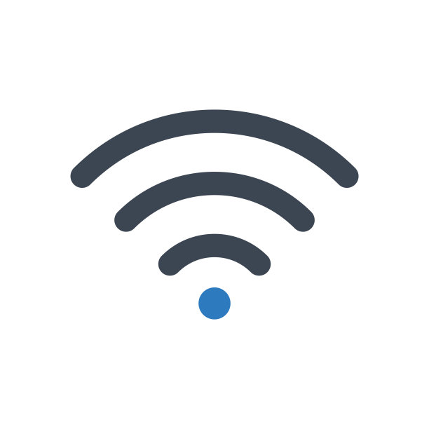 Wifi图标-矢量插图。Wifi，无线，信号，互联网，网络，连接，通信，连接，线，轮廓，图标。图片下载