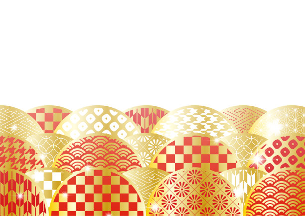 日本图案-美丽的日本图案山的背景插图图片下载