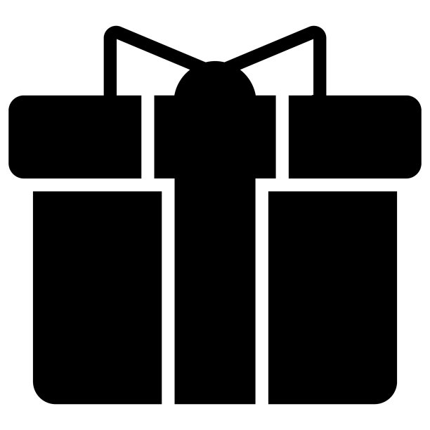 礼盒图标，现代风格圣诞和新年线图标，孤立的冬季节日符号图片下载