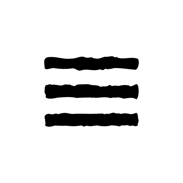 汉堡包菜单按钮的扁平图标图片下载