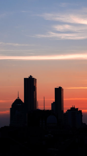 大都会的日落图片下载