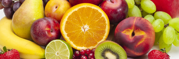 健康食品和新鲜水果图片下载