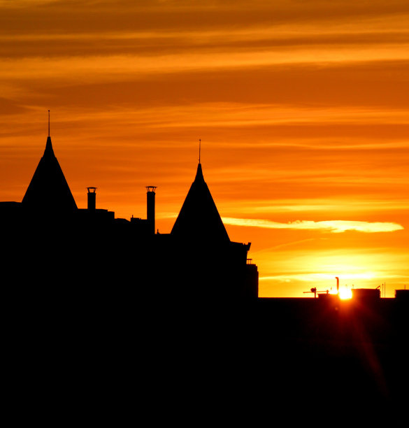 华盛顿特区令人惊叹的日落图片下载