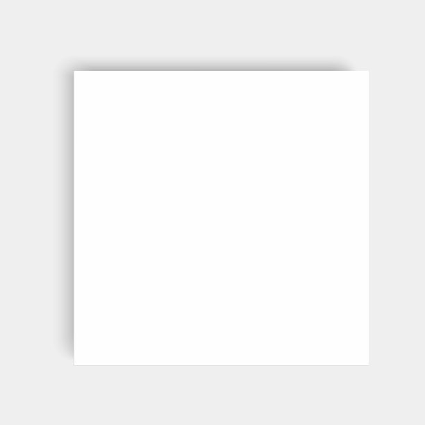 矢量纸方形封面模拟。图片下载