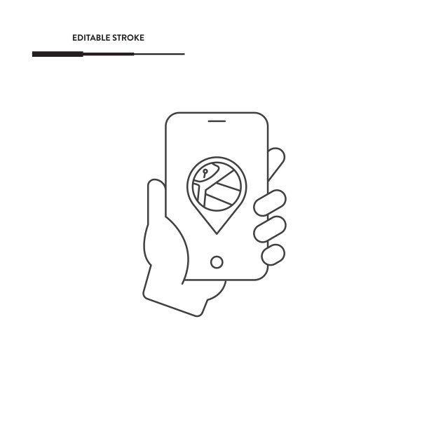 位置图标矢量设计。图片下载