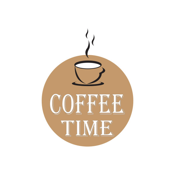 咖啡标志模板设计自由矢量图片下载
