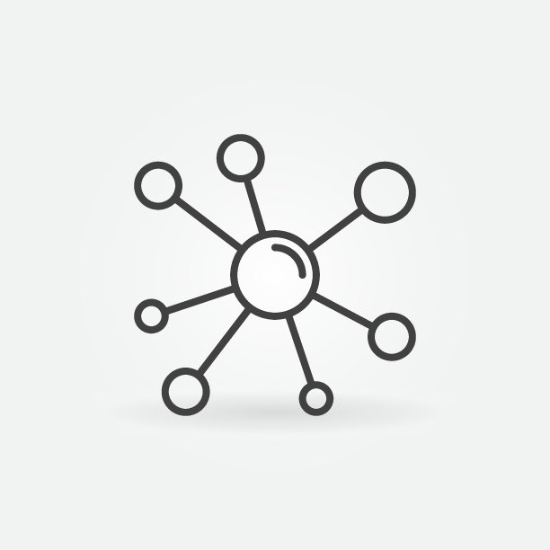 化学化学分子化合物矢量概念线性图标图片下载