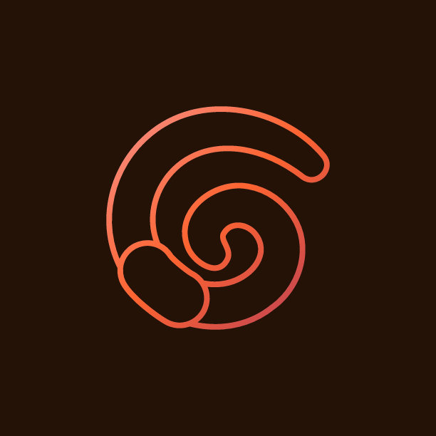 蚯蚓矢量细线概念简单的彩色图标或符号图片下载