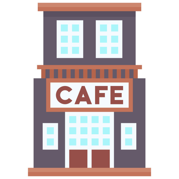 咖啡馆，咖啡店或咖啡图标图片下载