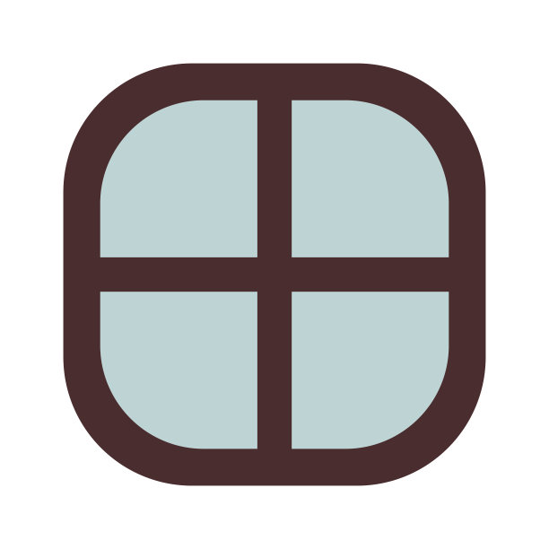 圆角矩形窗口图标图片下载