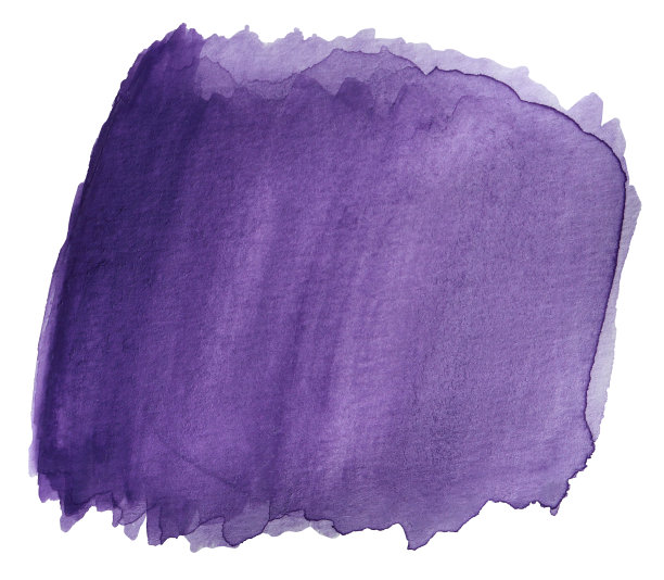 抽象的紫色水彩手绘背景，带有复制空间图片下载