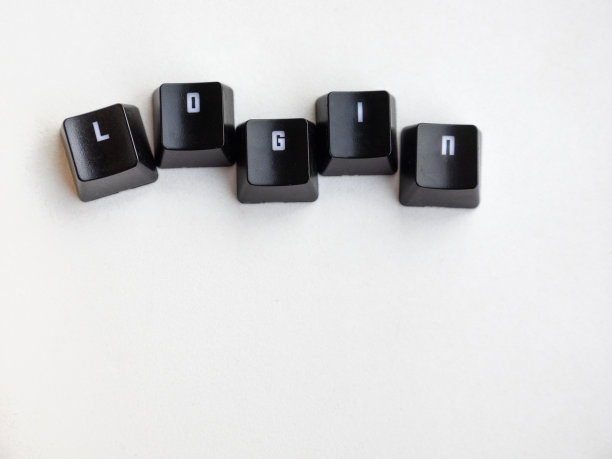 带有白色背景的login字样的键图片下载