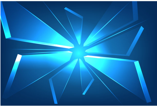 网络安全、线路板矢量插图、白齿轮、树齿轮、蓝色背景的高科技数字技术与工程图片下载