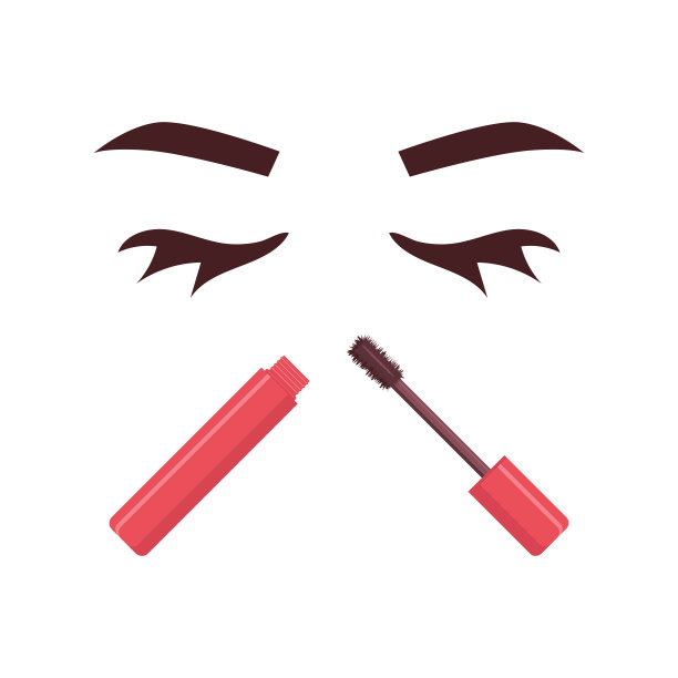 眼睛，眉毛和睫毛膏图片下载