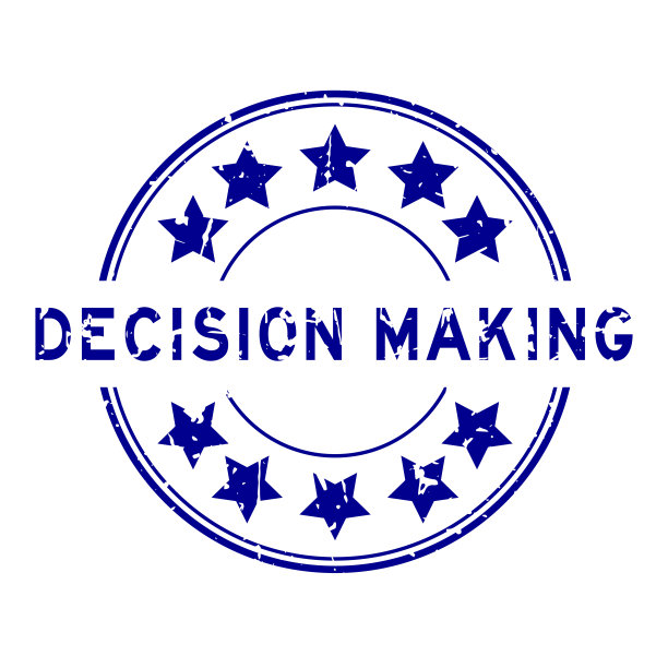 垃圾蓝色决策字与星图标圆形橡胶印章邮票在白色的背景图片下载