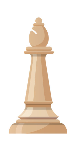 主教象棋图标。矢量图图片下载