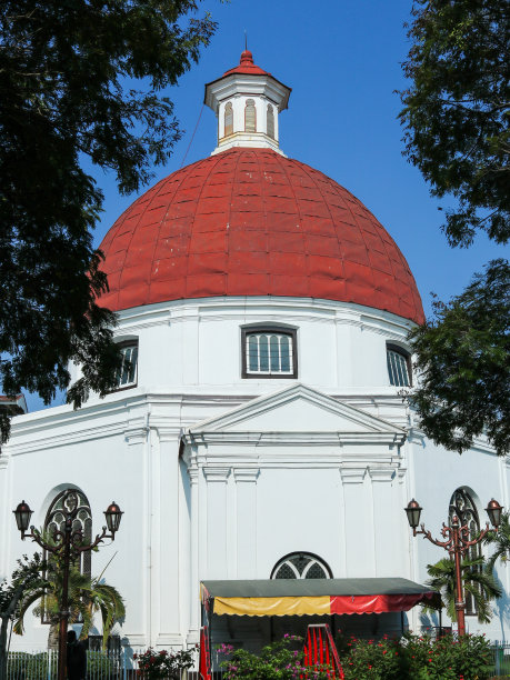 印尼Immanuel Semarang GPIB大楼，2021年10月9日图片下载