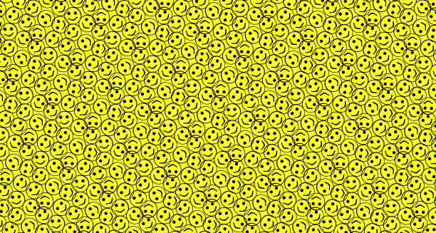 枪口在黄色背景上的无缝图案。图片下载