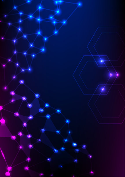 圣诞快乐庆典在线互联网通信网络未来技术网络背景矢量插图图片下载