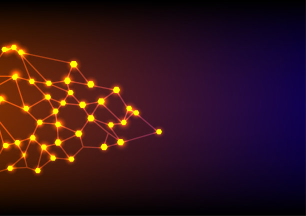 圣诞节季节性节日线框霓虹灯互联网连接技术矢量插图未来图片下载